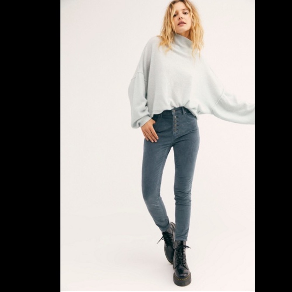 NWT Free People Sun Chaser Skinny Cord Pants 27 - Picture 7 of 13